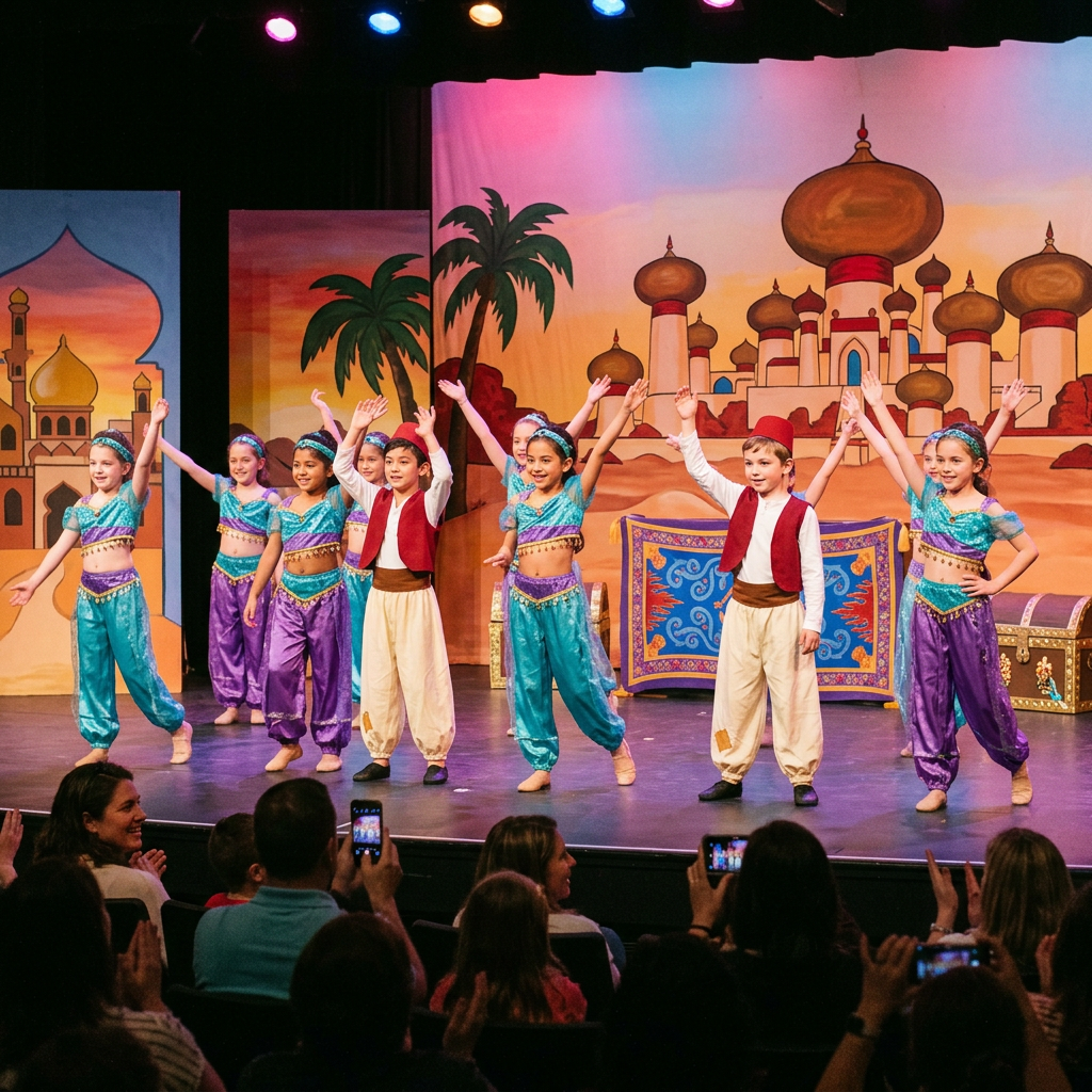Tema per saggio di danza Aladdin