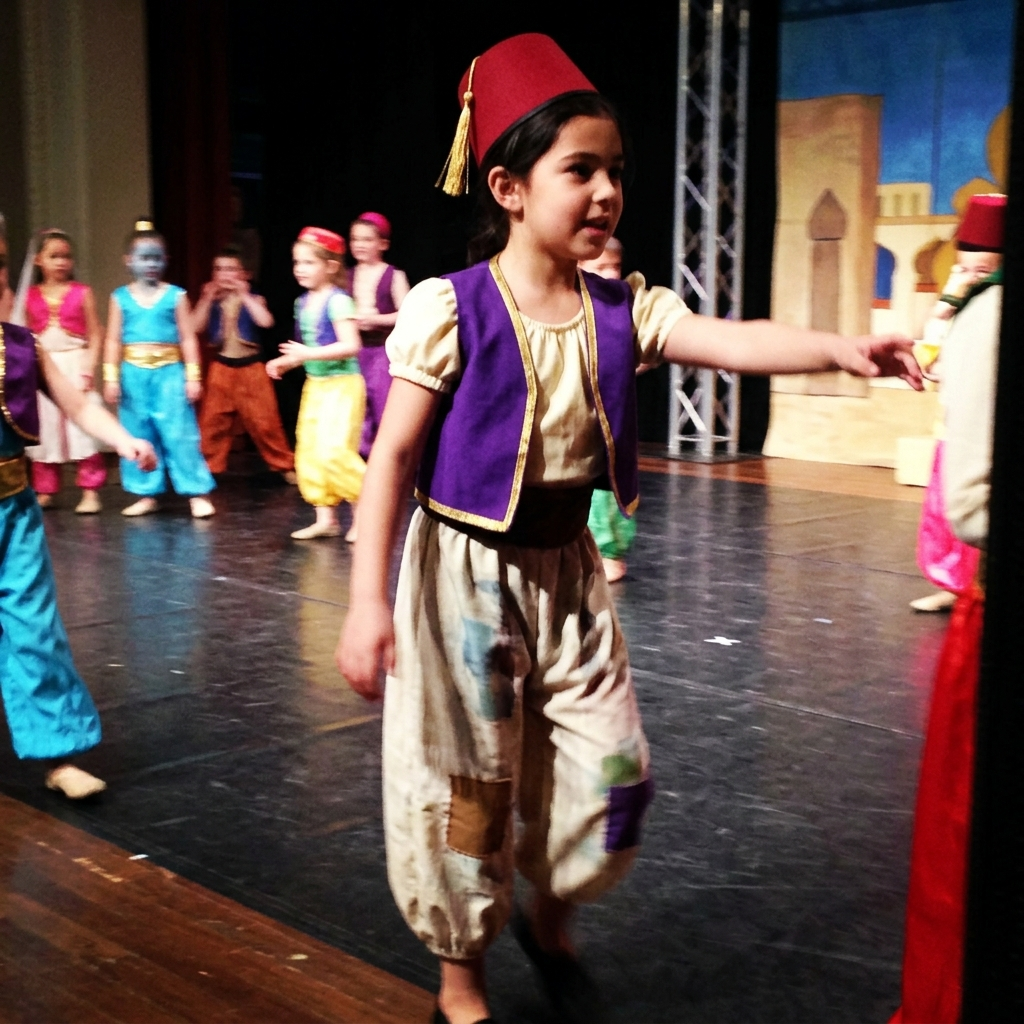 Costume de Aladdin pour récital de danse