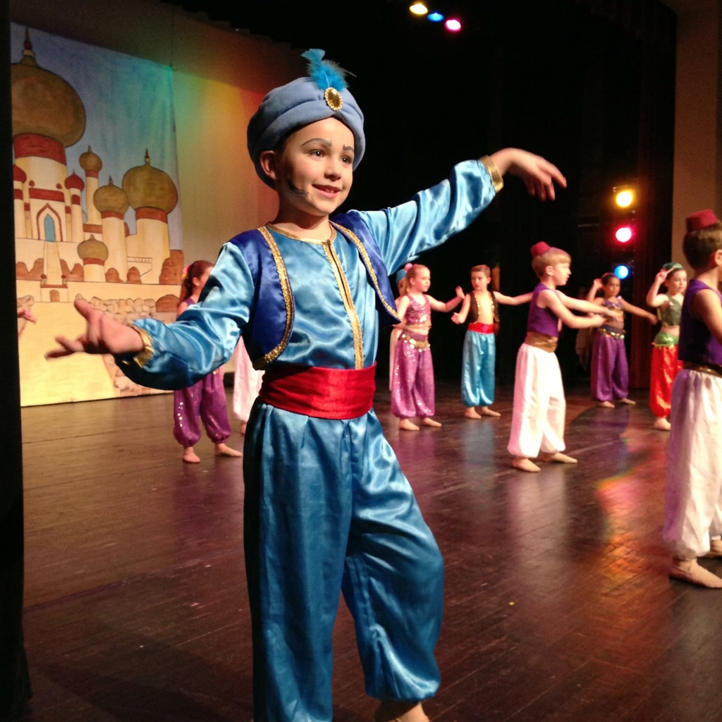 Vestuario de Genio para recital de danza