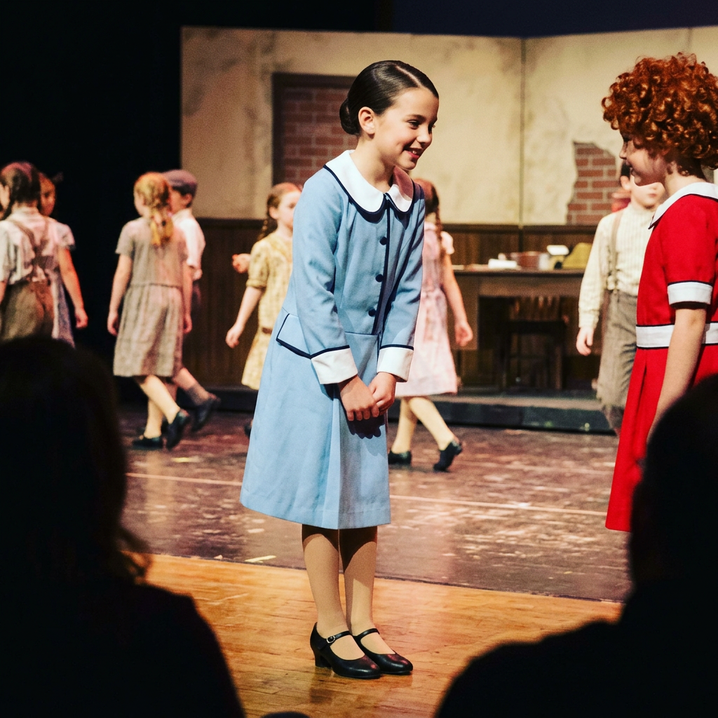 Vestuario de Grace para recital de danza