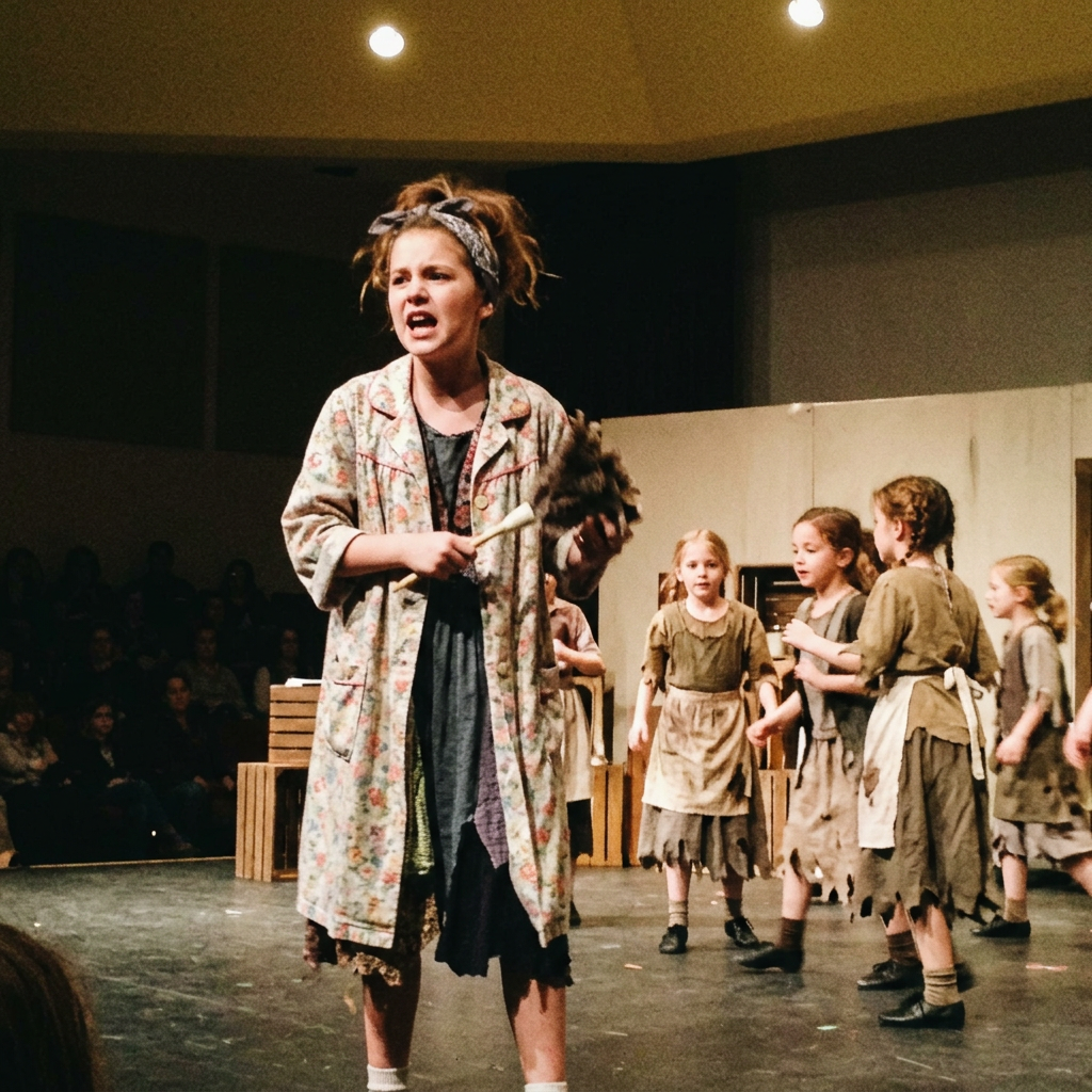 Costume di Miss Hannigan per saggio di danza