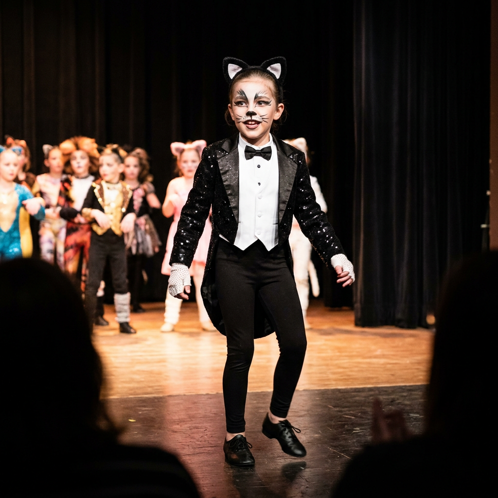 Costume di Mr. Mistoffelees per saggio di danza