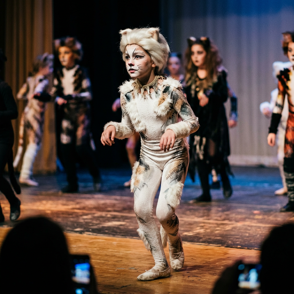 Vestuario de Victoria para recital de danza