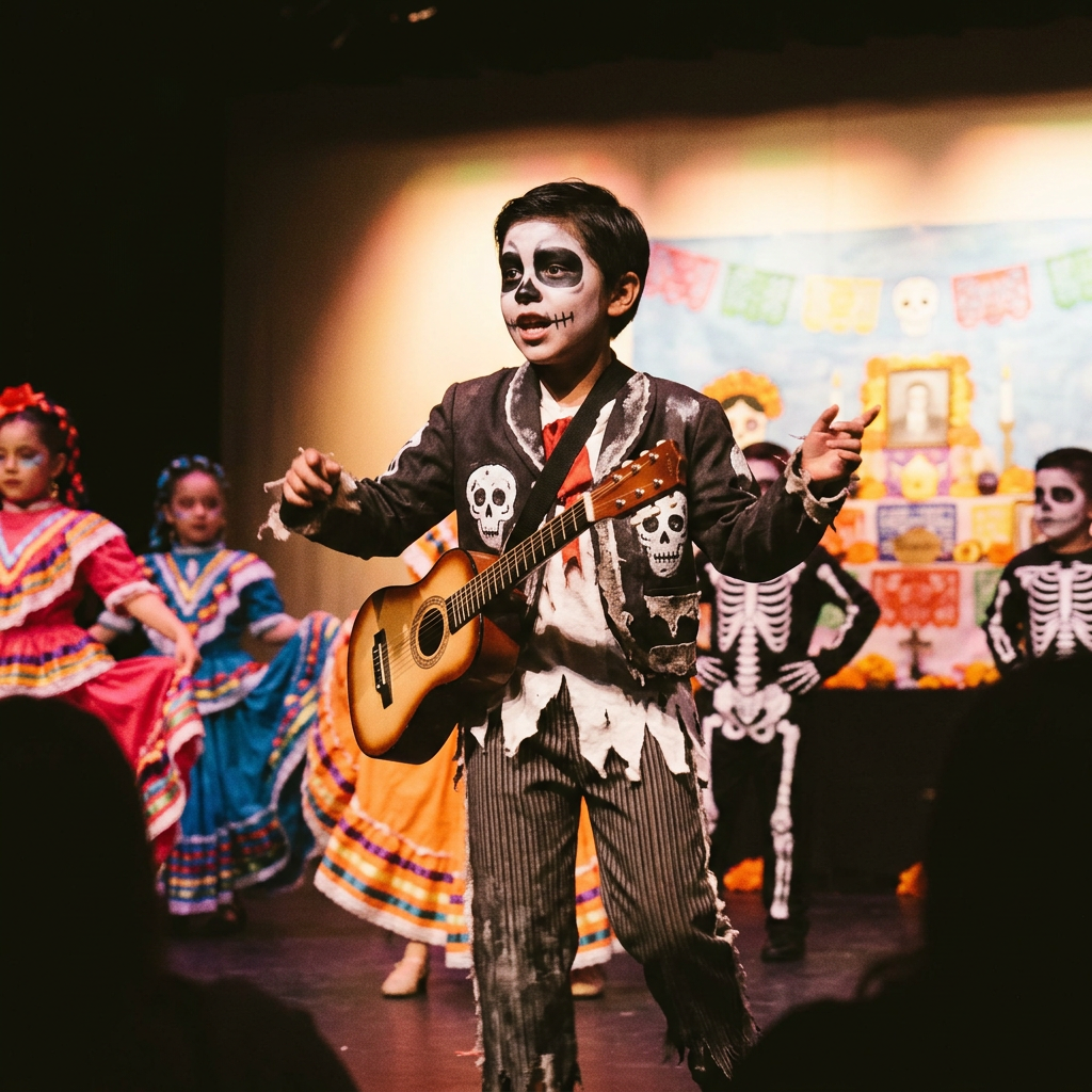Vestuario de Héctor para recital de danza