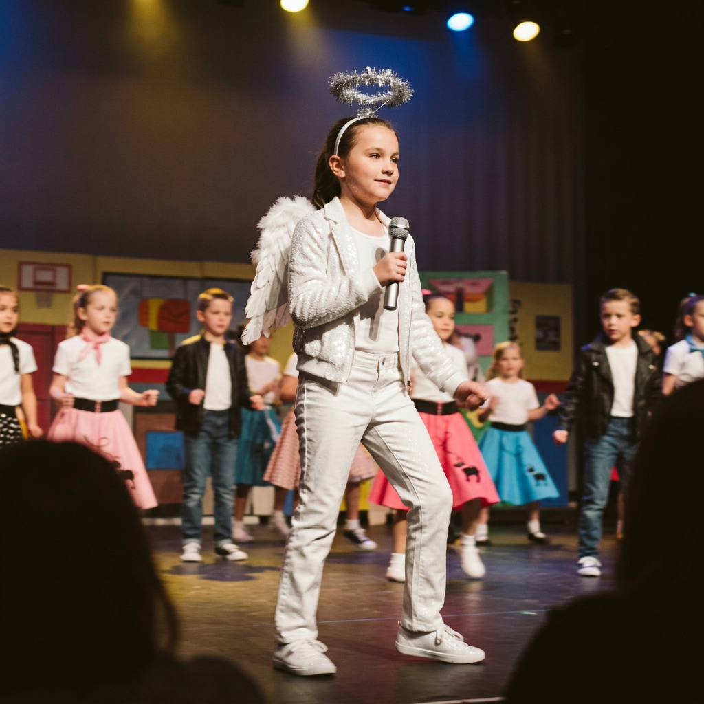 Vestuario de Teen Angel para recital de danza