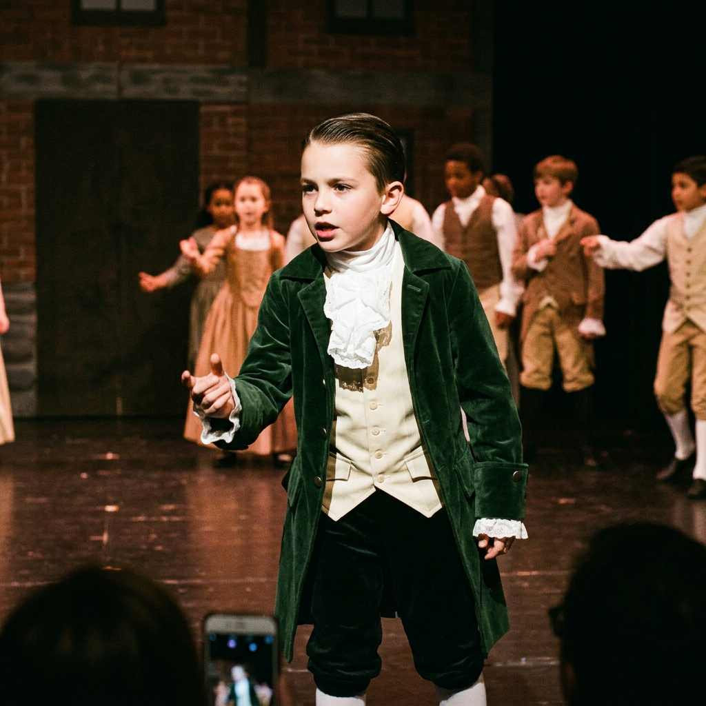 Costume di Aaron Burr per saggio di danza