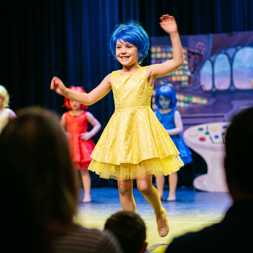 Vestuario de Alegría para recital de danza