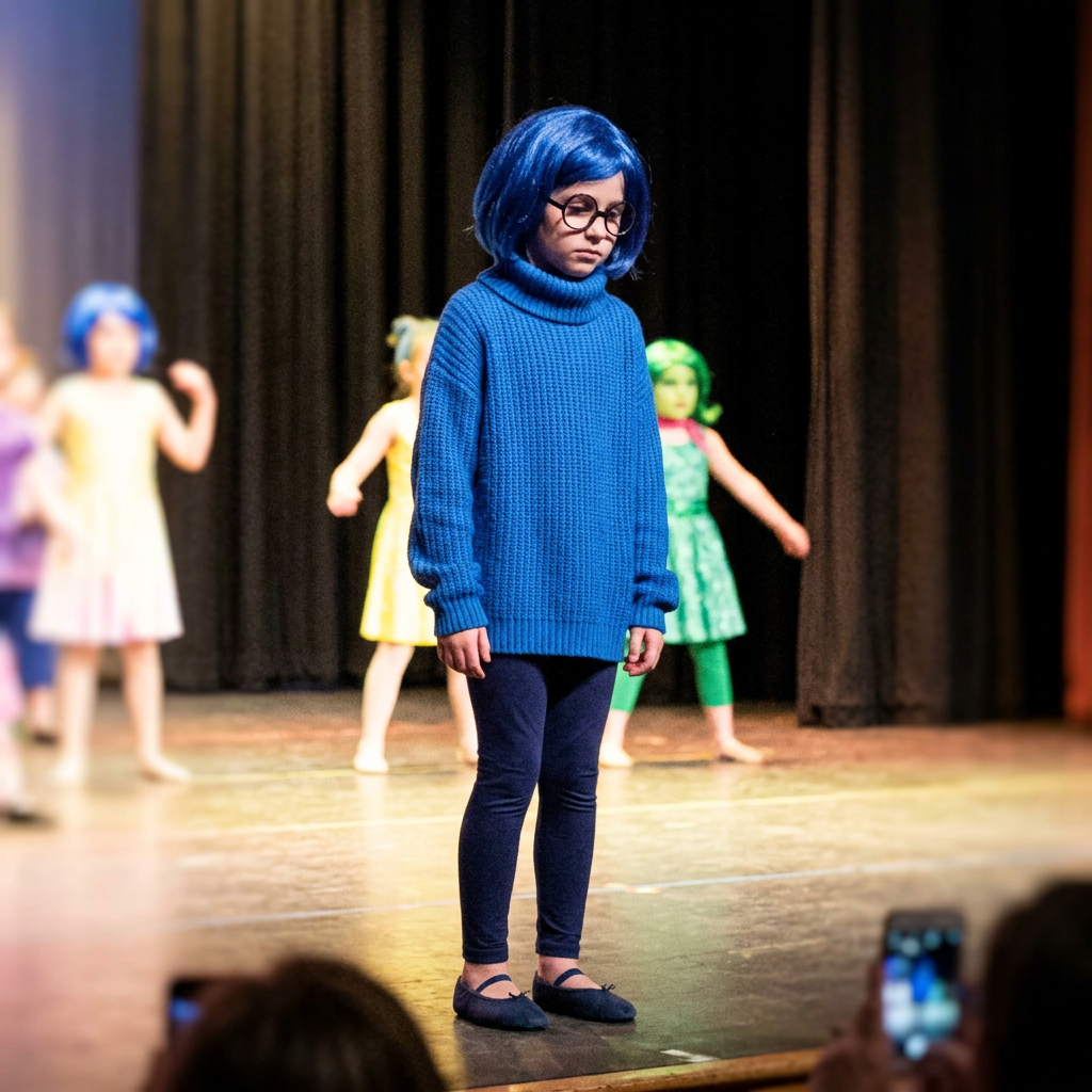Vestuario de Tristeza para recital de danza