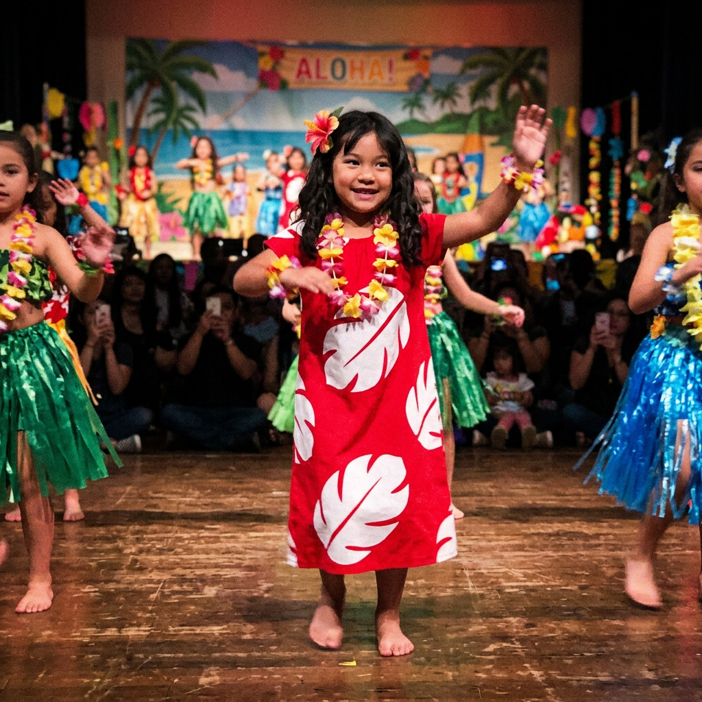 Vestuario de Lilo para recital de danza