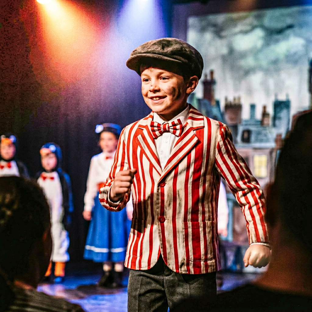 Vestuario de Bert para recital de danza