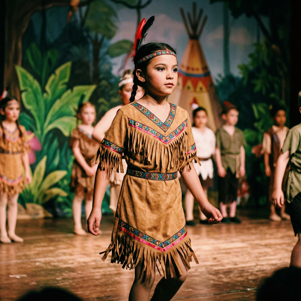 Vestuario de Lily Tigrilla para recital de danza