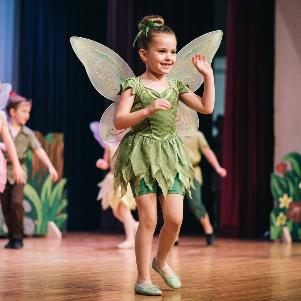 Vestuario de Campanilla para recital de danza