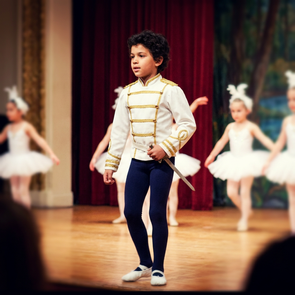 Vestuario de Príncipe Siegfried para recital de danza