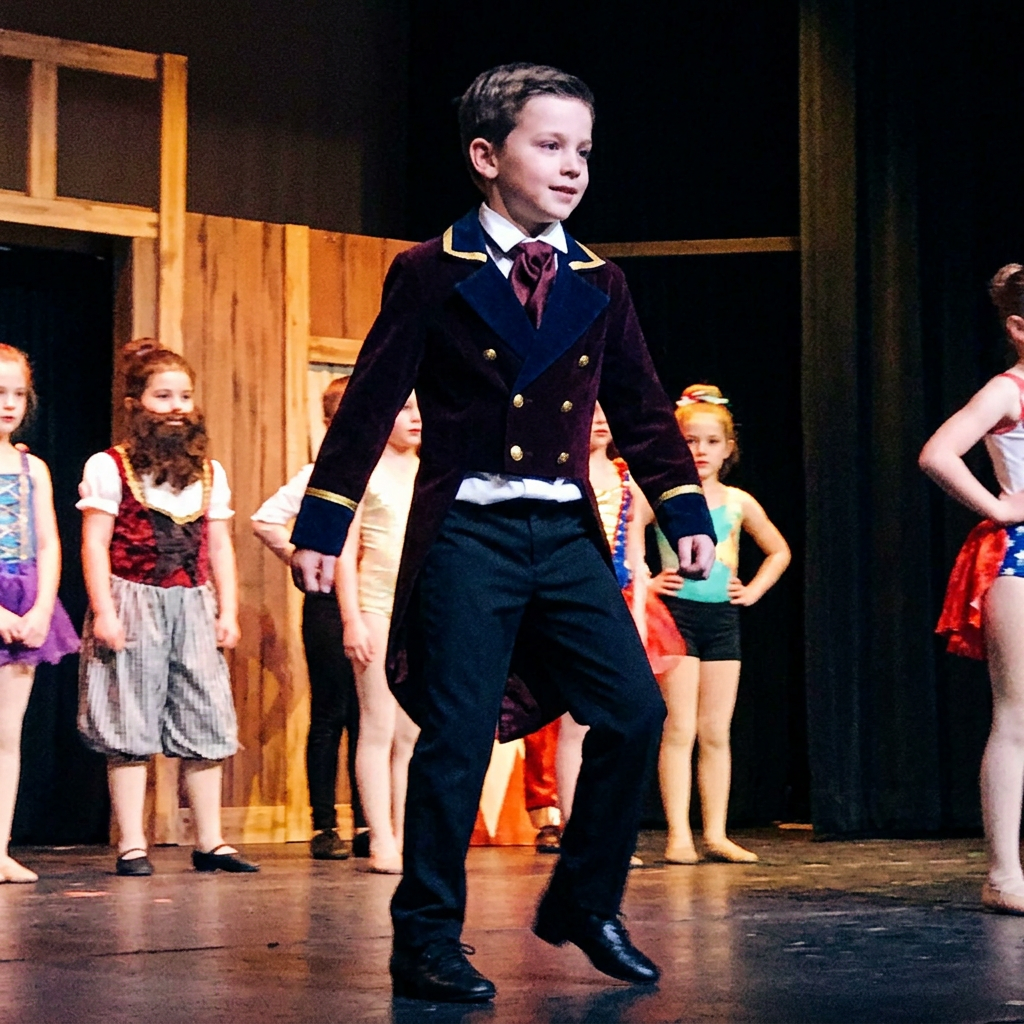 Vestuario de Phillip Carlyle para recital de danza