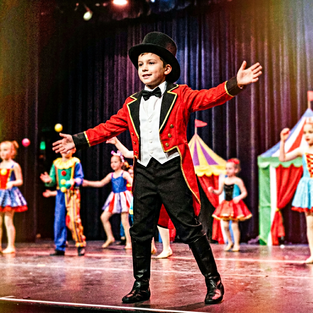 Costume di P.T. Barnum per saggio di danza