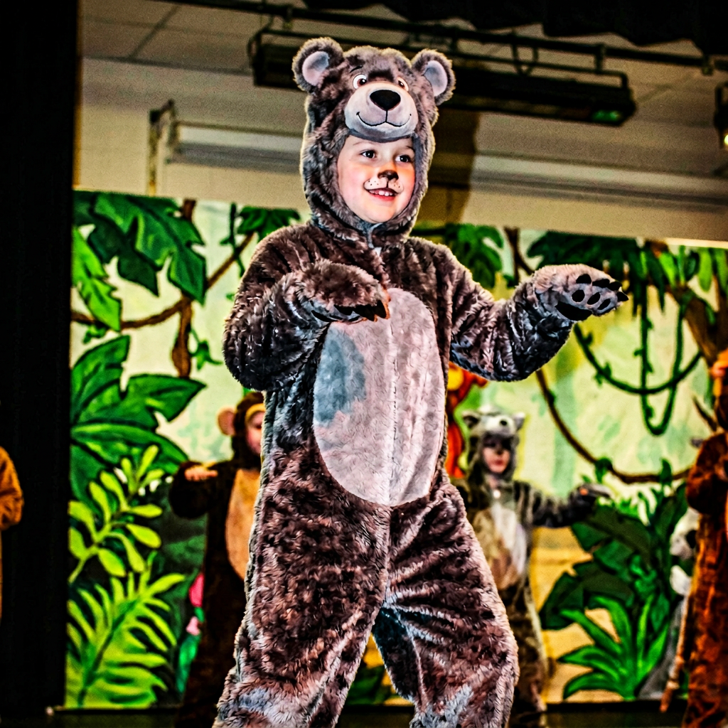 Vestuario de Baloo para recital de danza