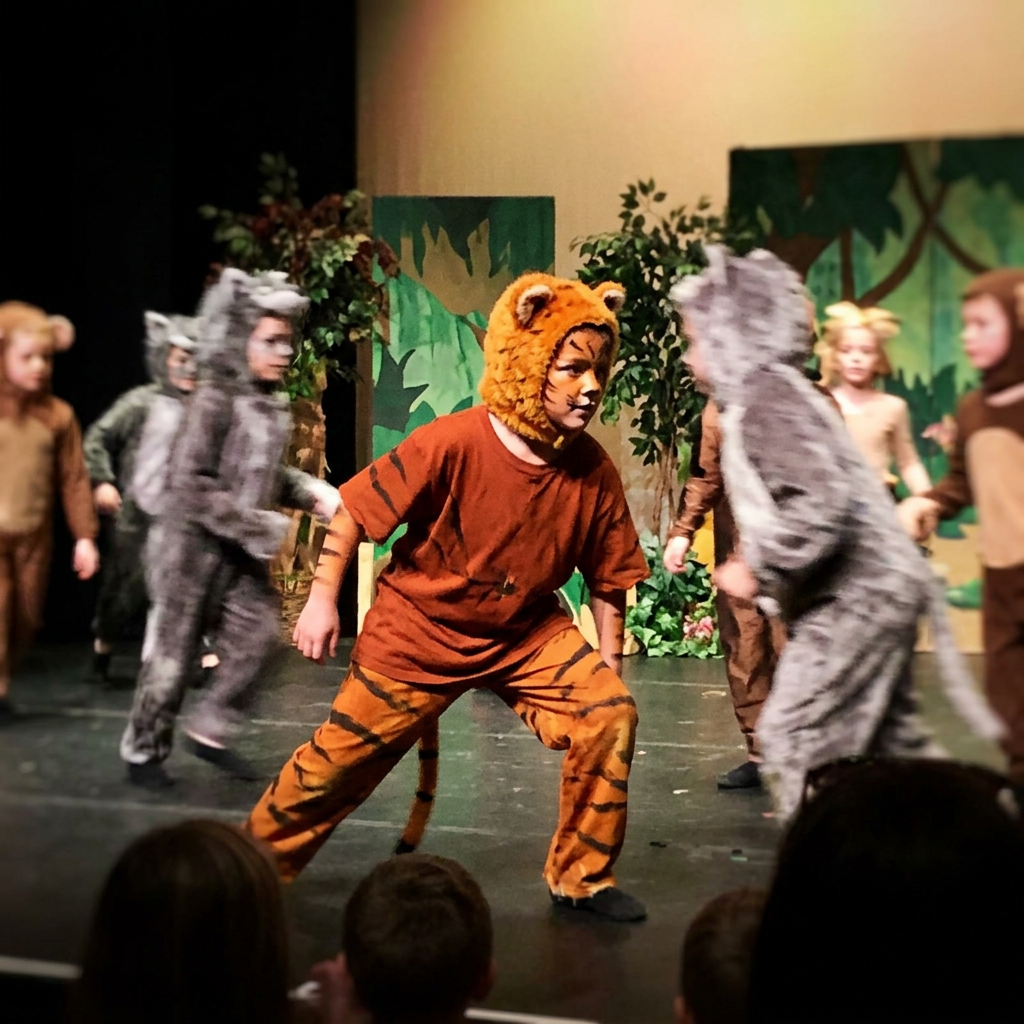 Vestuario de Shere Khan para recital de danza