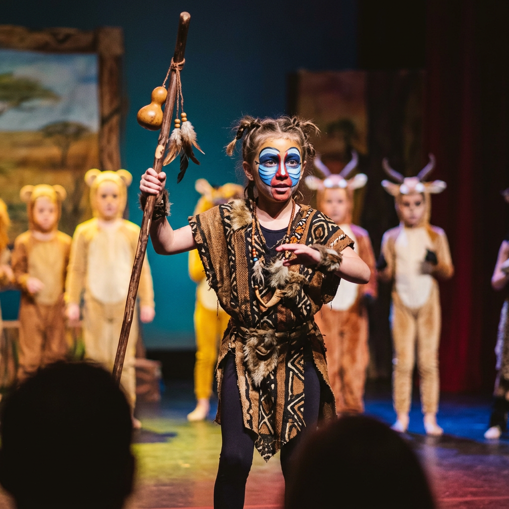 Vestuario de Rafiki para recital de danza