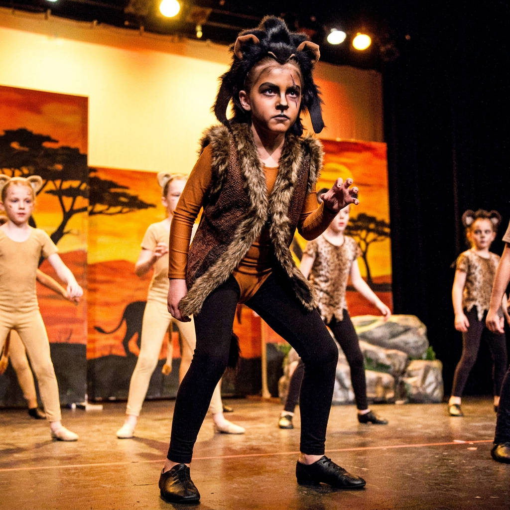 Vestuario de Scar para recital de danza