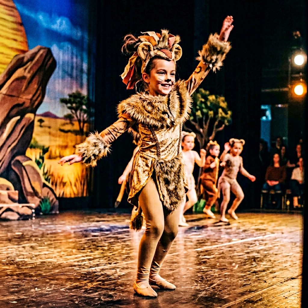 Vestuario de Simba para recital de danza