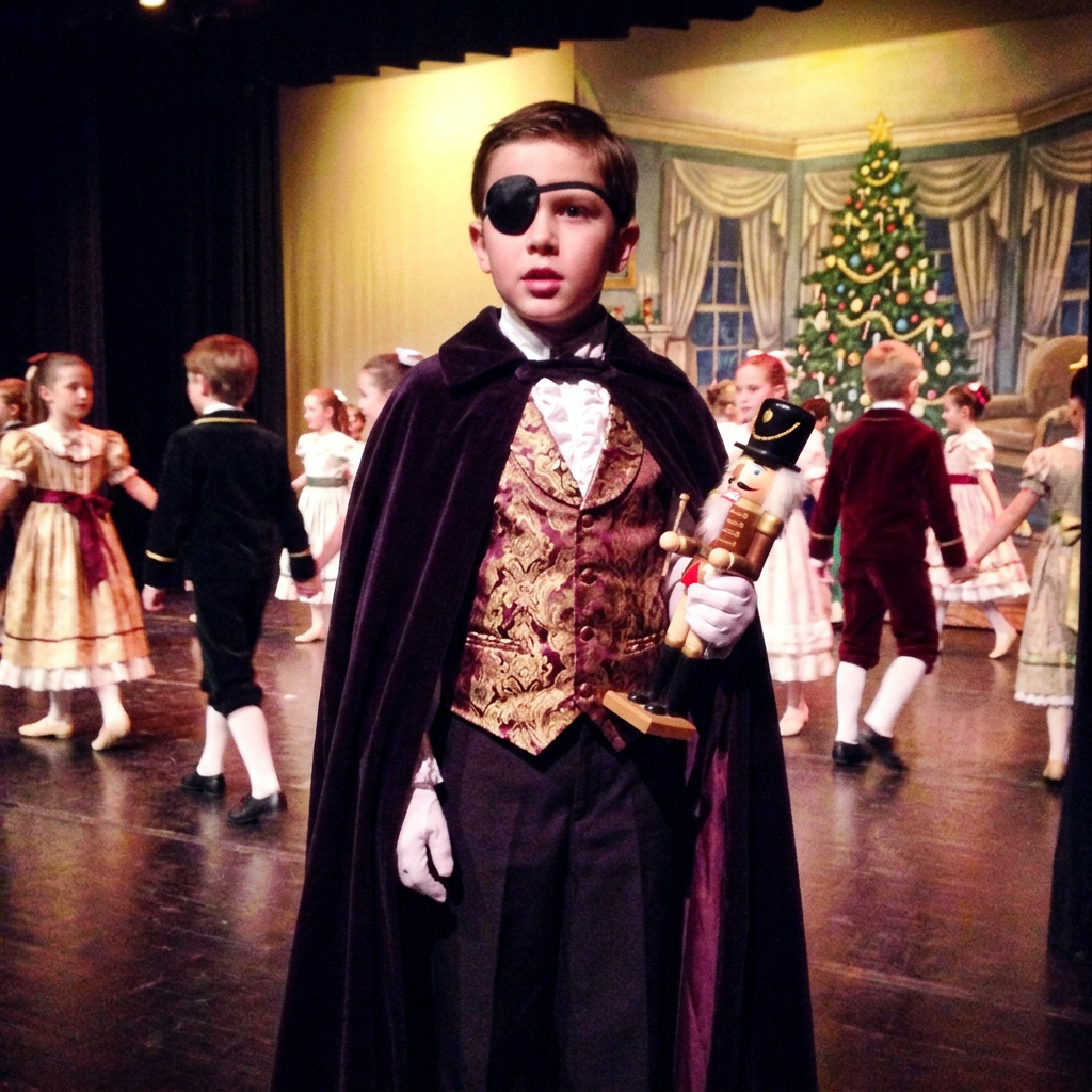 Vestuario de Drosselmeyer para recital de danza