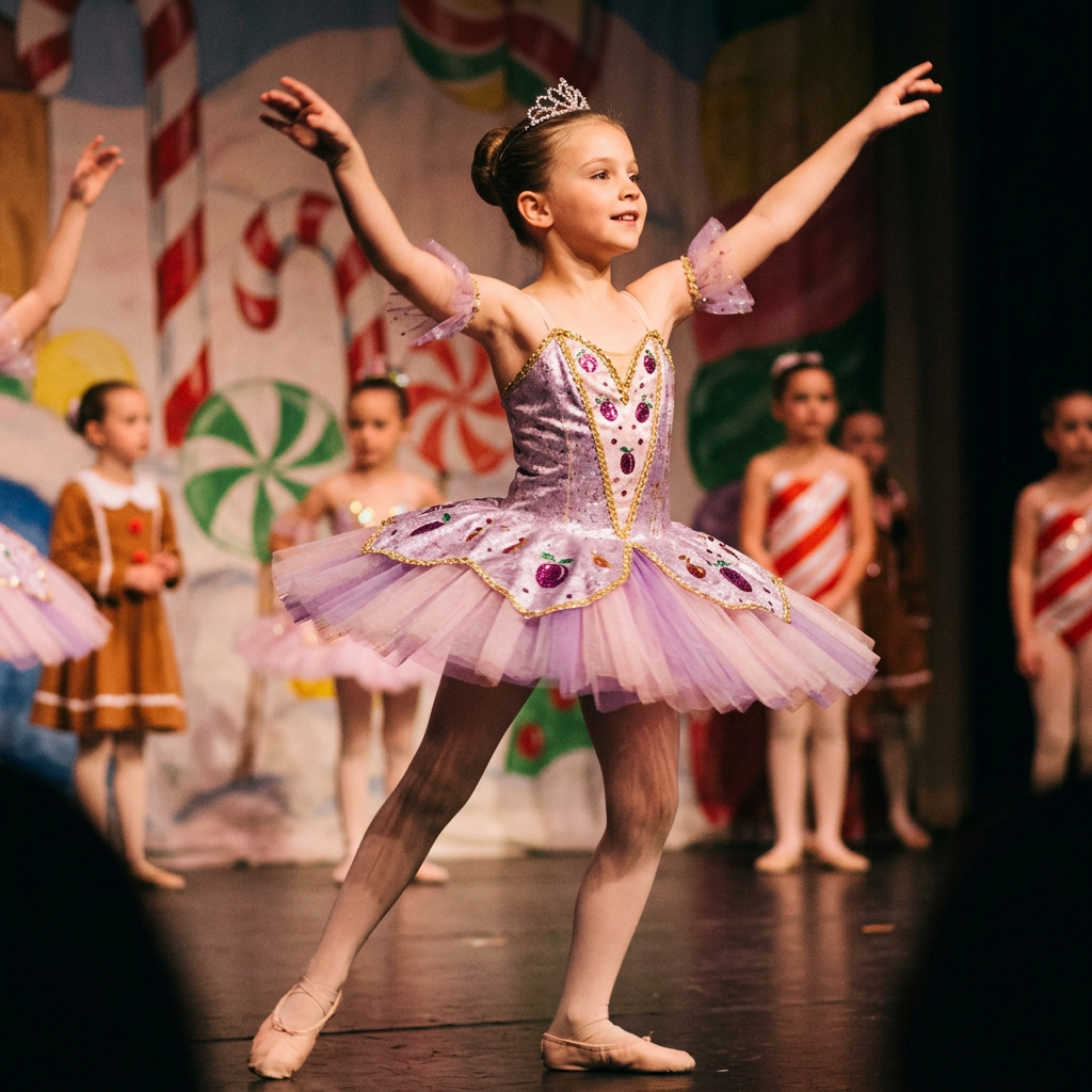 Vestuario de Hada de Azúcar para recital de danza