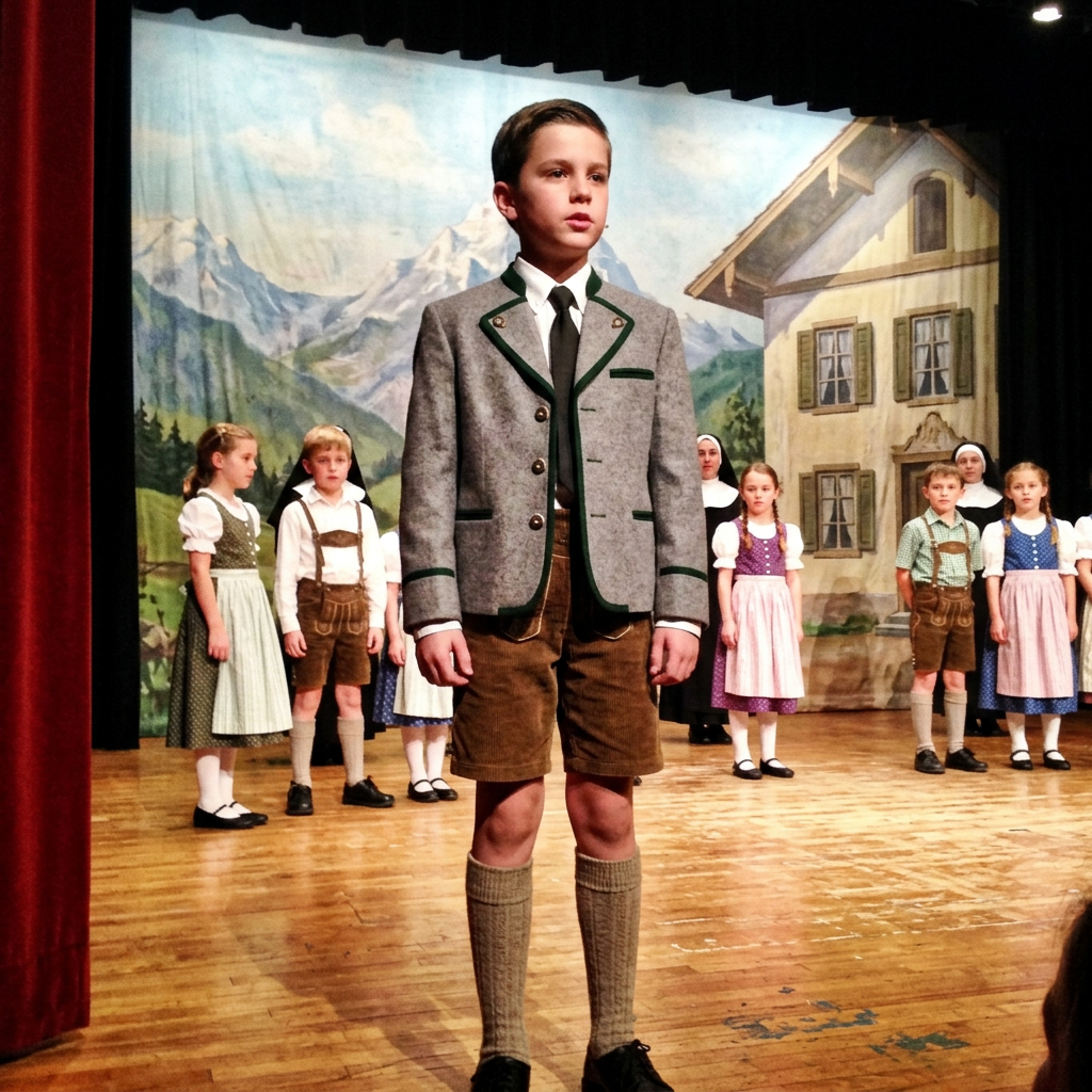 Vestuario de Capitán von Trapp para recital de danza