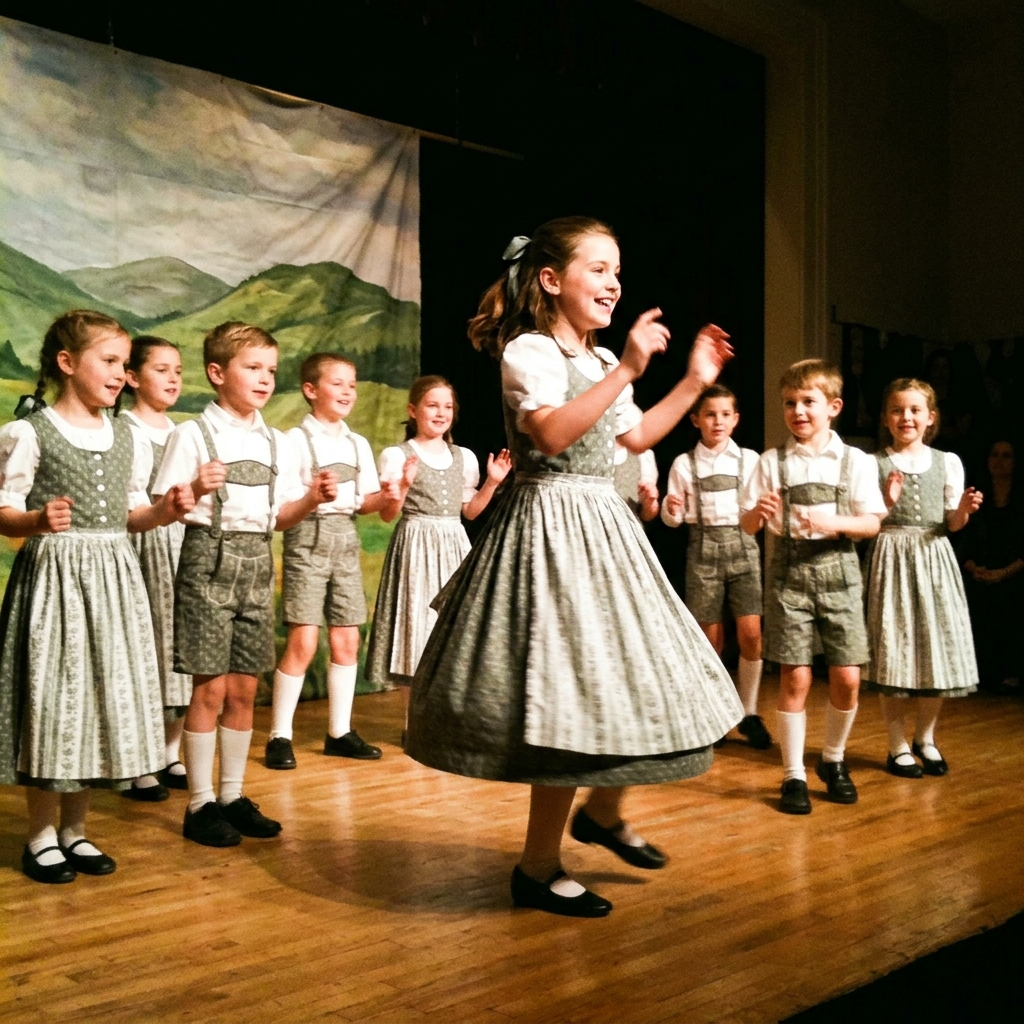 Costume di I Figli Von Trapp per saggio di danza