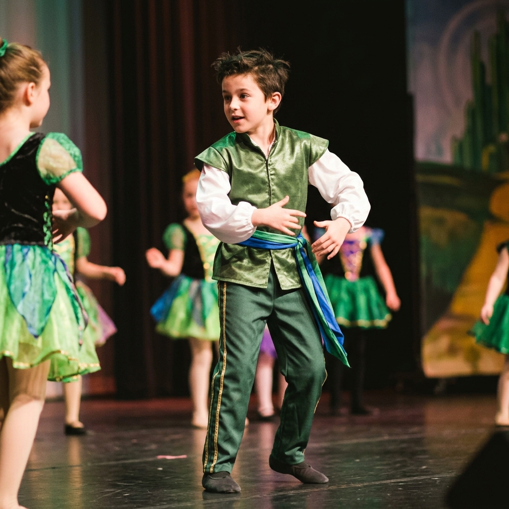 Vestuario de Fiyero para recital de danza