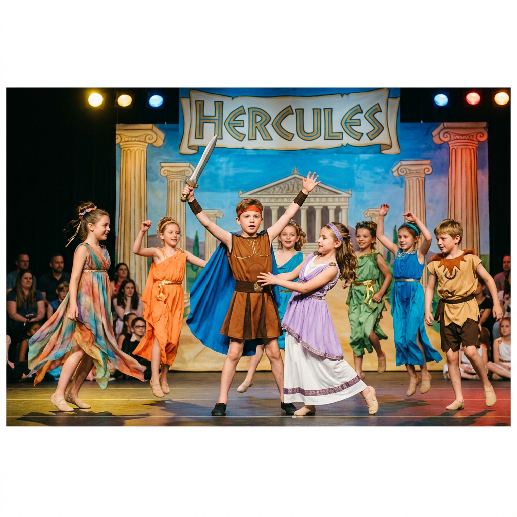 Tema per saggio di danza Hercules