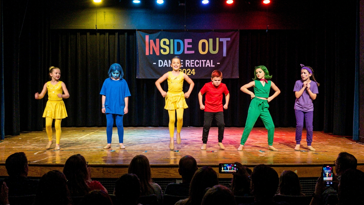 Tema de recital de danza Del Revés