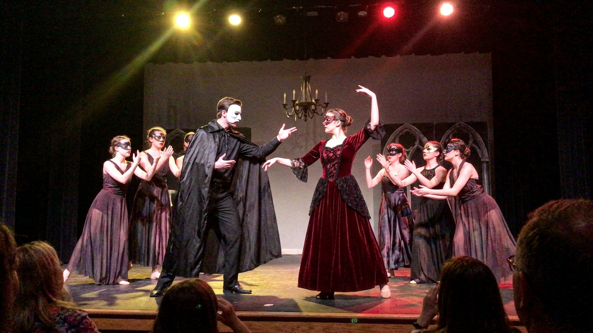 Tema de recital de danza El Fantasma de la Ópera