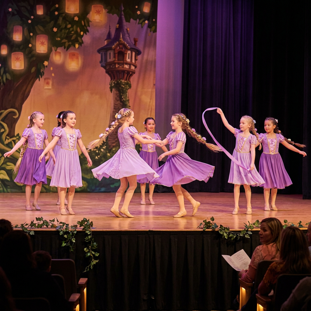 Tema de recital de danza Enredados