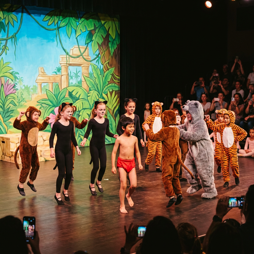 Tema per saggio di danza Il Libro della Giungla