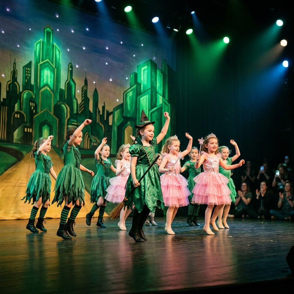 Tema de recital de danza Wicked